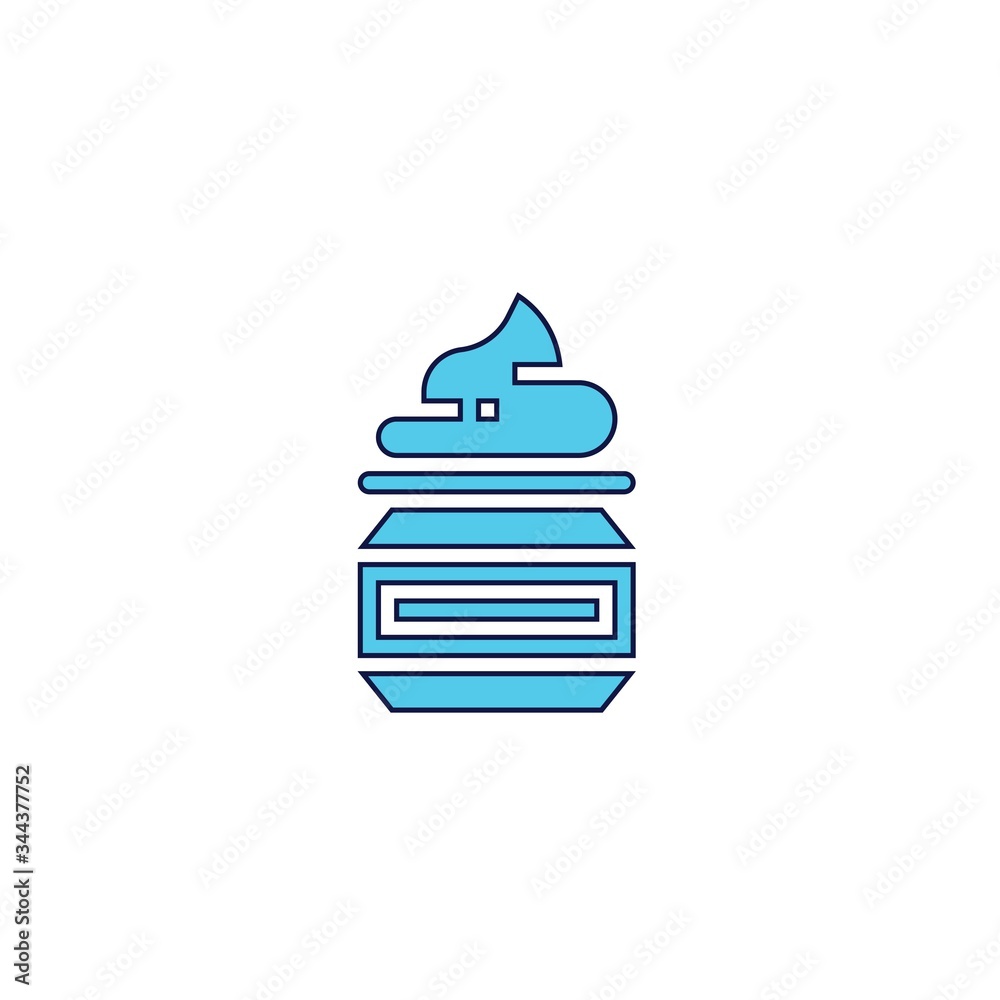 cream icon vector illustration design cream icon vector illustration design