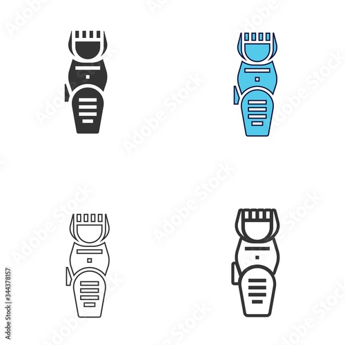 electric clipper icon vector illustration design