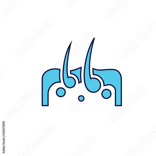 hair follicle icon vector illustration design