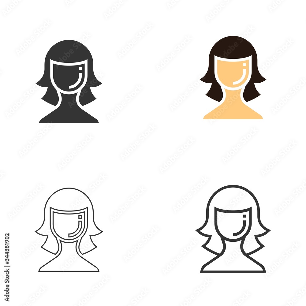 woman icon vector illustration design woman icon vector illustration design