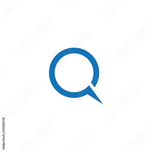 Q letter logo