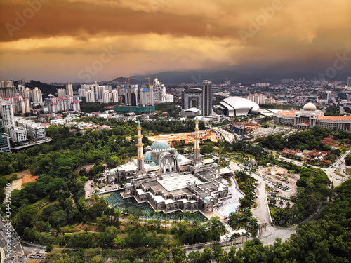 Beautiful mosque in Malaysia