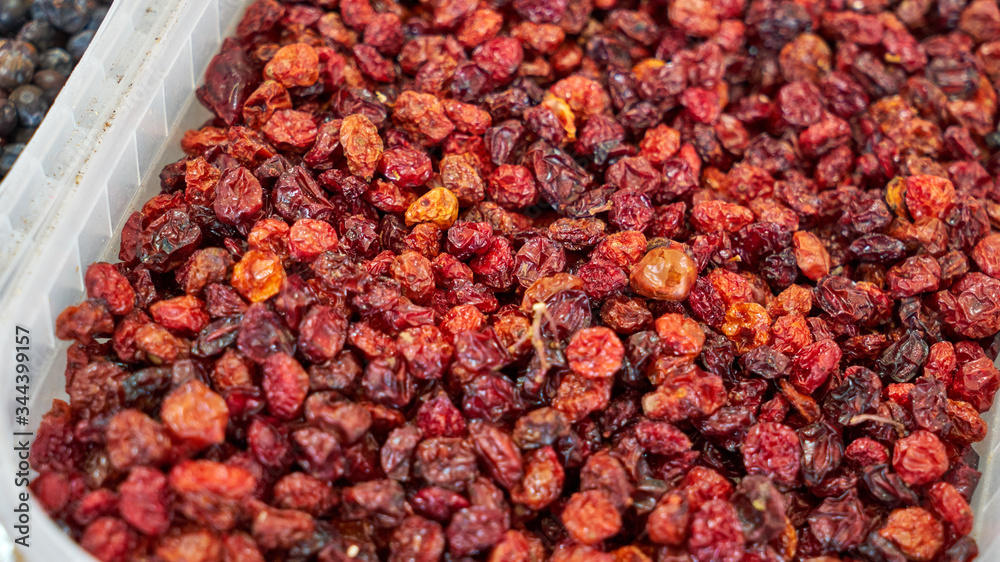 Image of dried berries. Traditional Russian food. Image of dried berries. Traditional Russian food.
