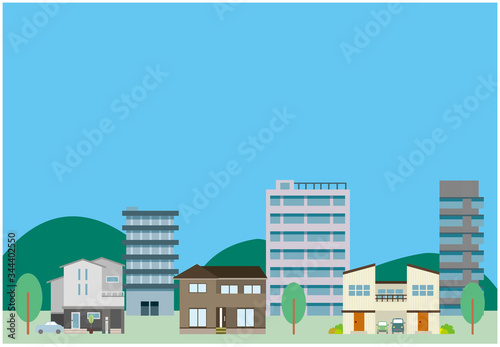 都市　背景