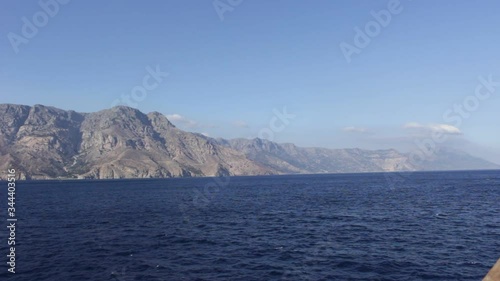 The uninhabited island is washed by the waters of the Mediterranean Sea, its hills stretch high into the sky.