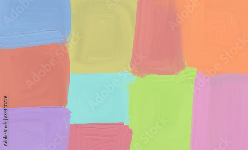 colorful abstract background illustration paint like brush stroke