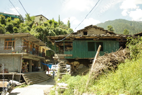 traditional houses in the village