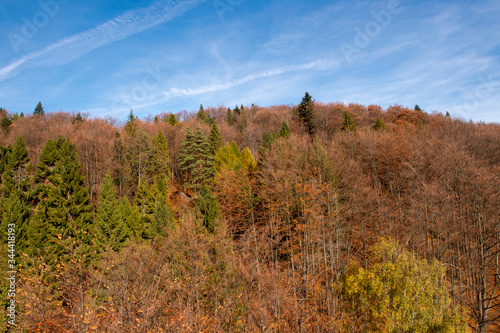 Mountain Jaworzyna Krynicka in Beskid Sądecki