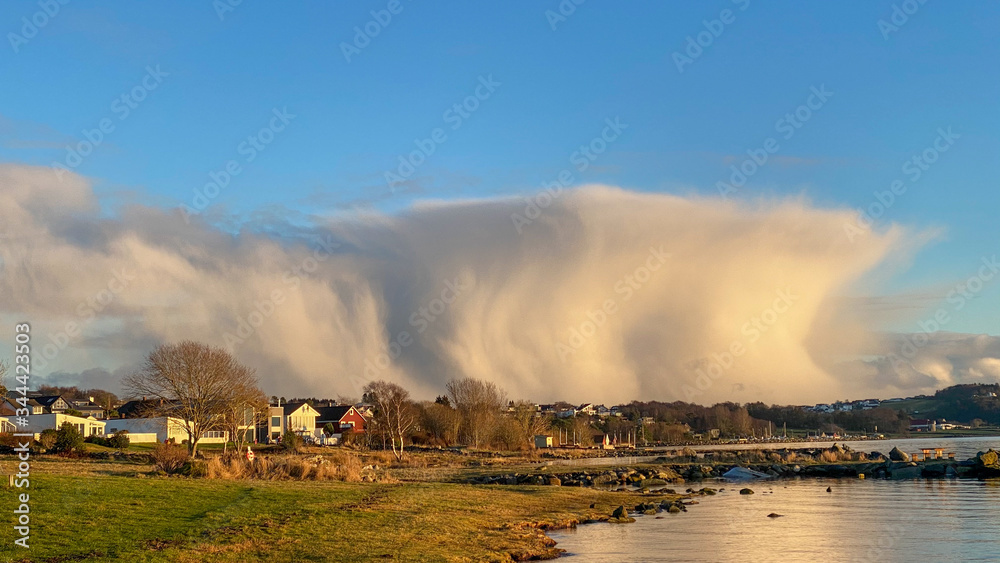 Fototapeta premium heavy rain clouds