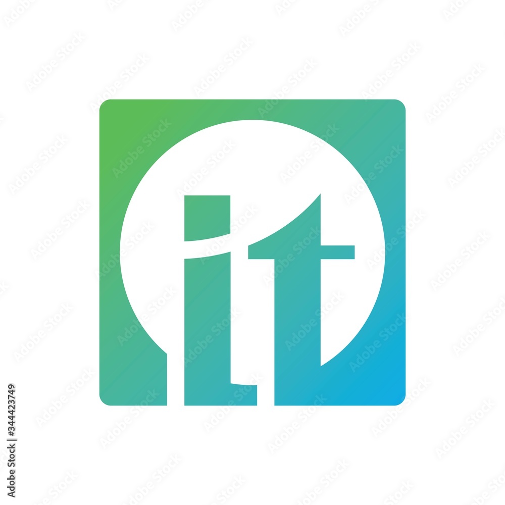 I T technology logo I T technology logo