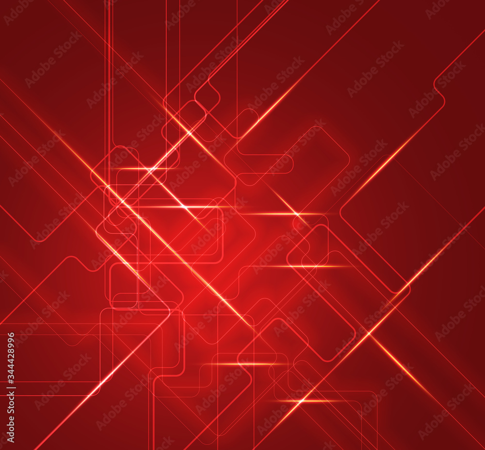 Obraz premium Electronics and technology. Circuit board pattern illustration