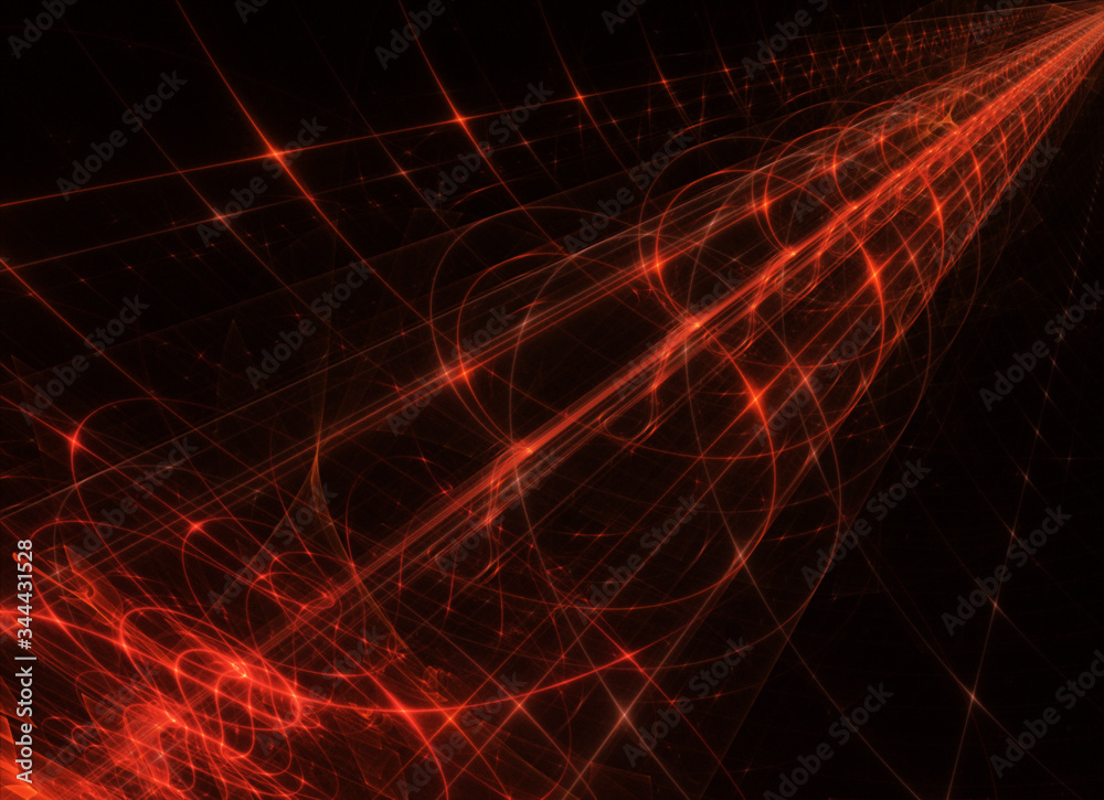 Dynamic curves ands blur pattern. Fractal graphics. Science and technology concept. Dynamic curves ands blur pattern. Fractal graphics. Science and technology concept.