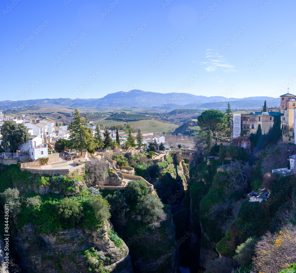 view of the city of Ronda spain