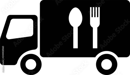 トラックデリバリーアイコン