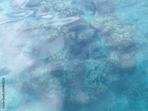 Clear sea water and seabed