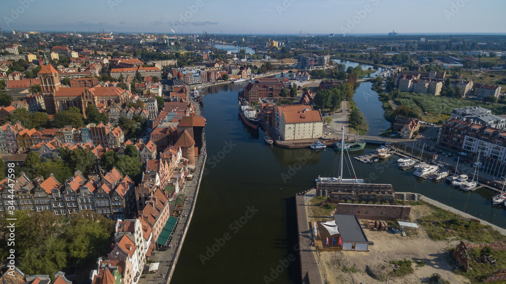 Obraz premium Cityscape of Gdansk in Poland