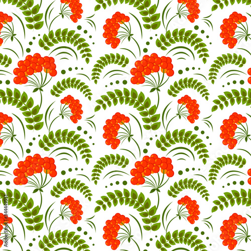 Graphic ethnic floral pattern with Ukrainian folk motifs. Great element for your design.	
