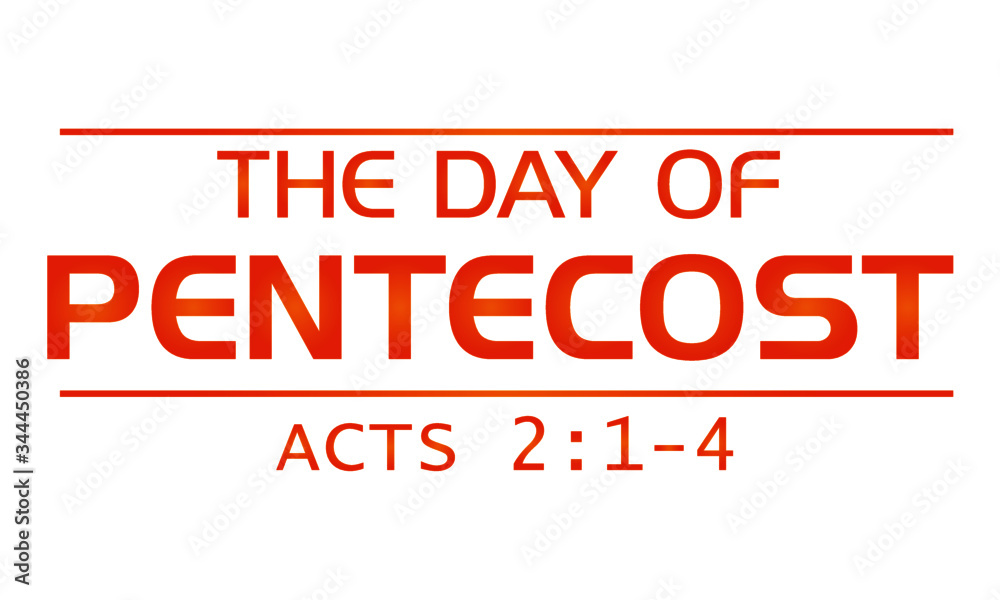 Pentecost Sunday Quote, Typography for print or use as poster, card, flyer or T Shirt Pentecost Sunday Quote, Typography for print or use as poster, card, flyer or T Shirt