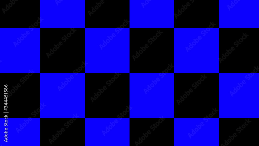 Blue & black color checker board abstract background,chessboard