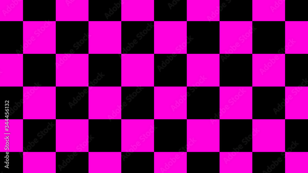 Pink & black checker board abstract background,Checker board