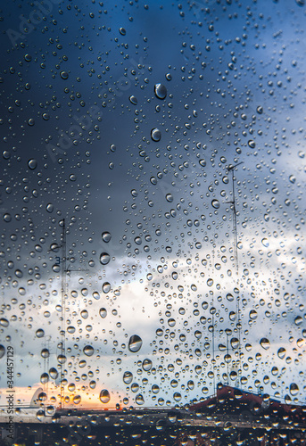 Rain over the roofs