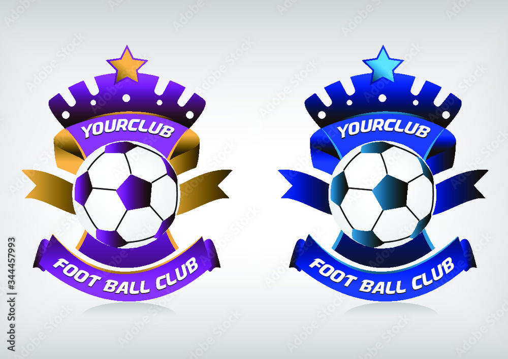 Naklejka premium Football Club Logo Vector EPS10