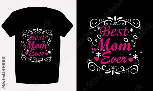 Mother's and mother's day t shirt design