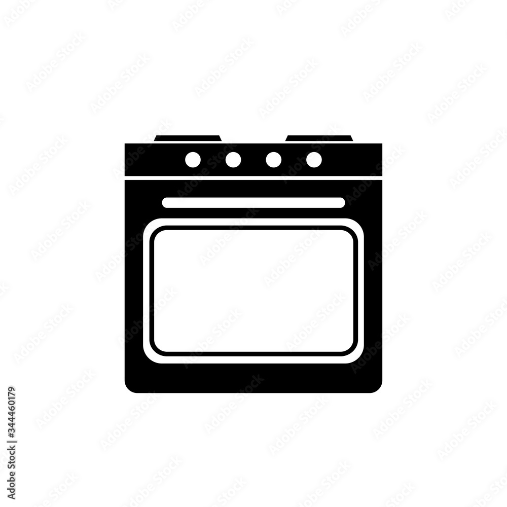 Cooker, stove, kitchen appliance vector icon Cooker, stove, kitchen appliance vector icon