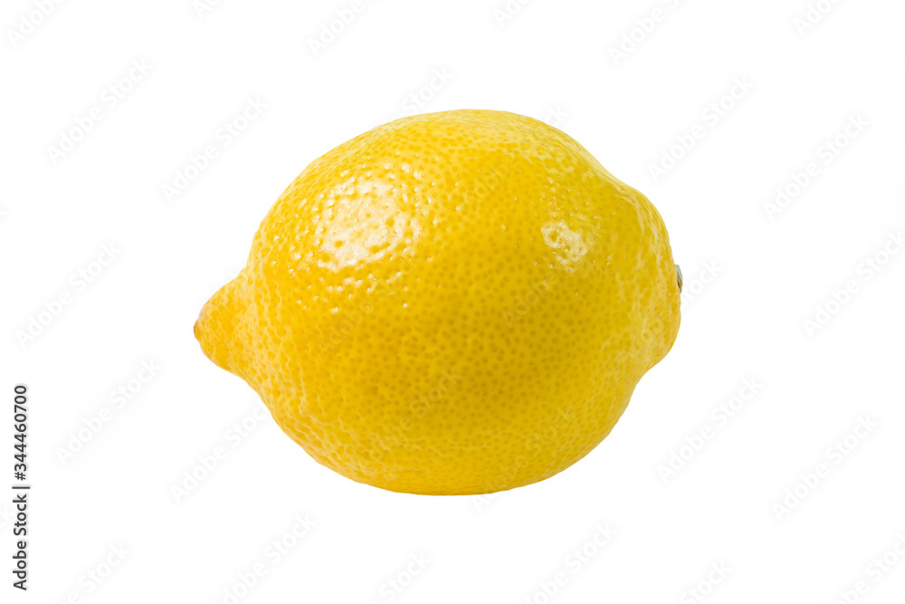 Yellow lemon on white background. Isolated. Isolate citron. Half of lemon Yellow lemon on white background. Isolated. Isolate citron. Half of lemon