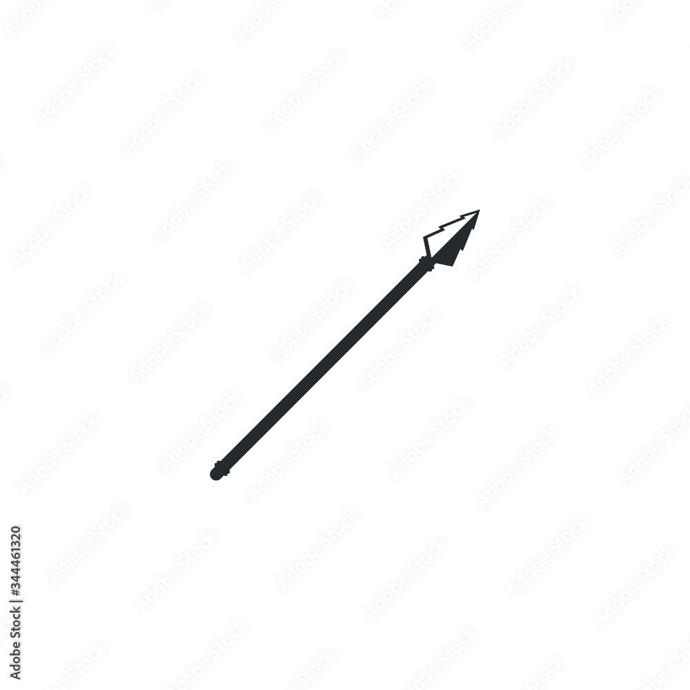 Spear logo vector icon illustration template Spear logo vector icon illustration template