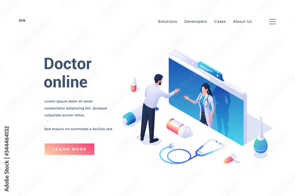 Website with service offering online doctor consultation Website with service offering online doctor consultation