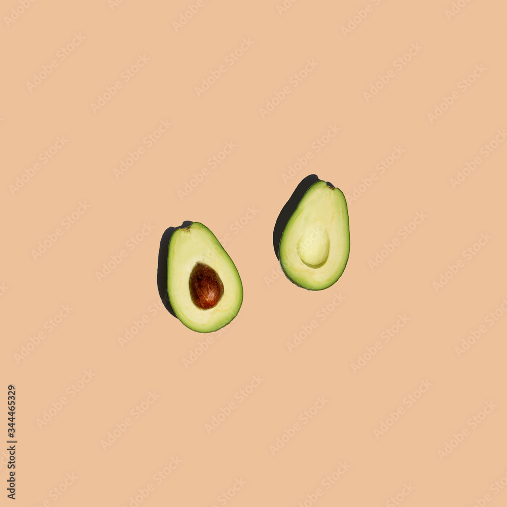 Avocado pattern isolated on background.Fresh. Vegetables. Food photo. Avocado pattern isolated on background.Fresh. Vegetables. Food photo.