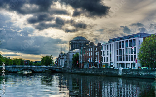view of the old town in Dublin