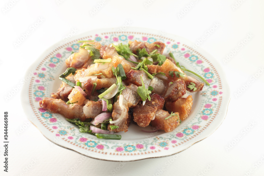 Spicy crispy pork belly salad. Other spicy salad dishes on Spicy crispy pork belly salad. Other spicy salad dishes on