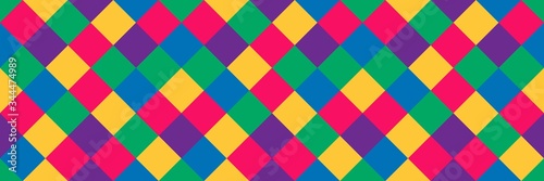 Geometric colorful vector pattern
