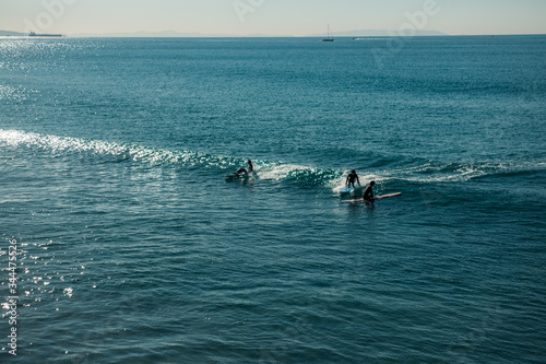 surfing the waves.  Ocean.