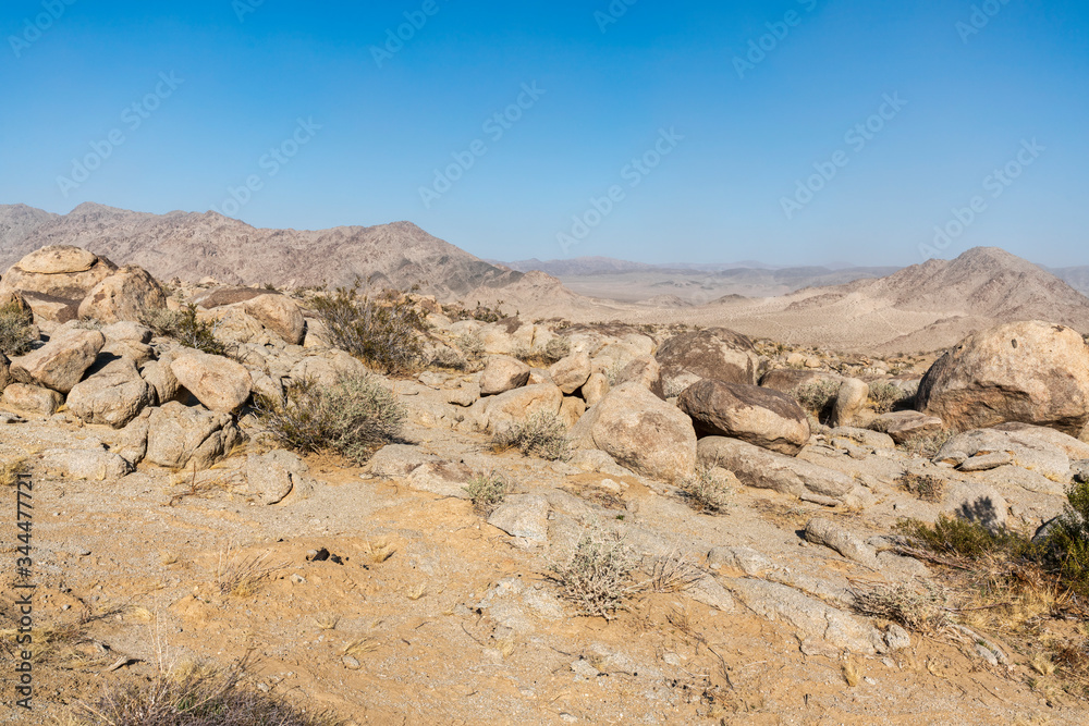 Johnson Valley desert in the state of California (USA)

