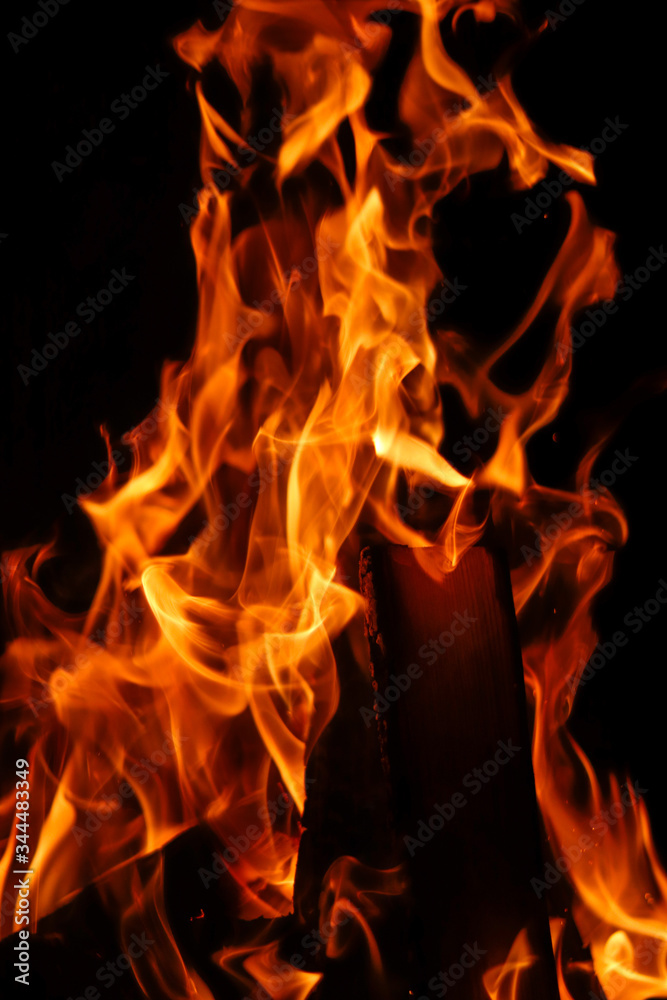 fire in the fireplace fire in the fireplace