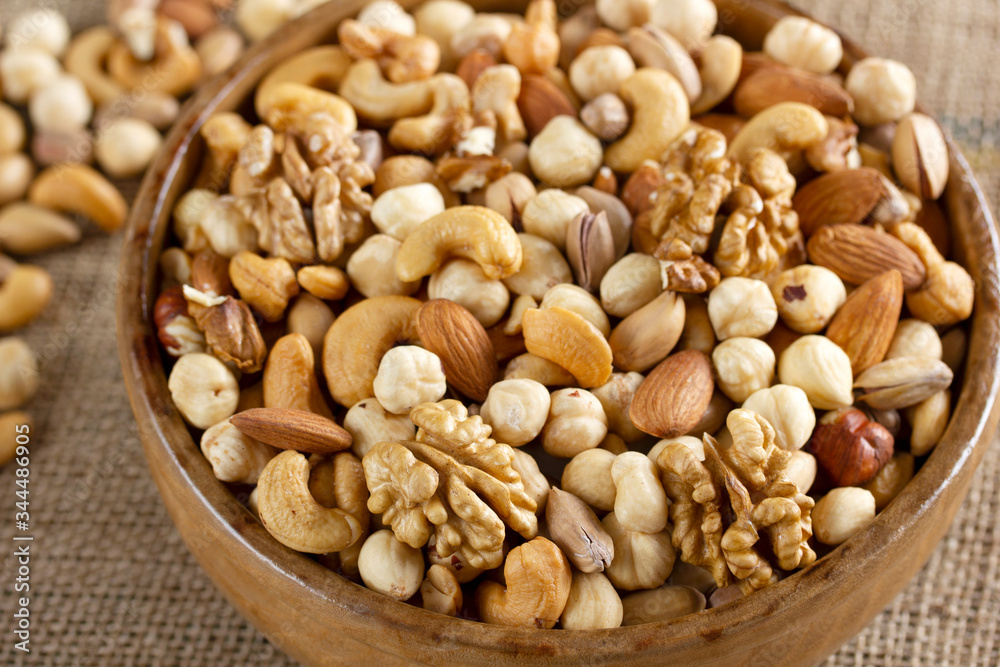 Cashews, pistachios, almonds, walnuts, hazelnuts. Mixed nuts. Cashews, pistachios, almonds, walnuts, hazelnuts. Mixed nuts.