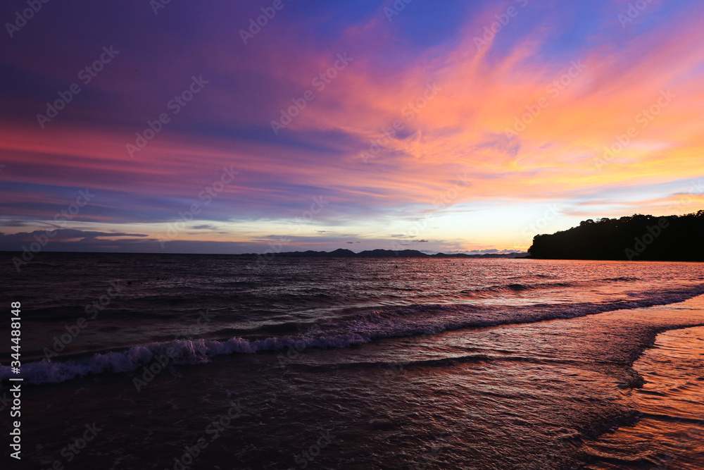 Sunset on the Beach in Thailand