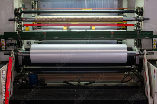 Polyethylene roll on manufacturing process.