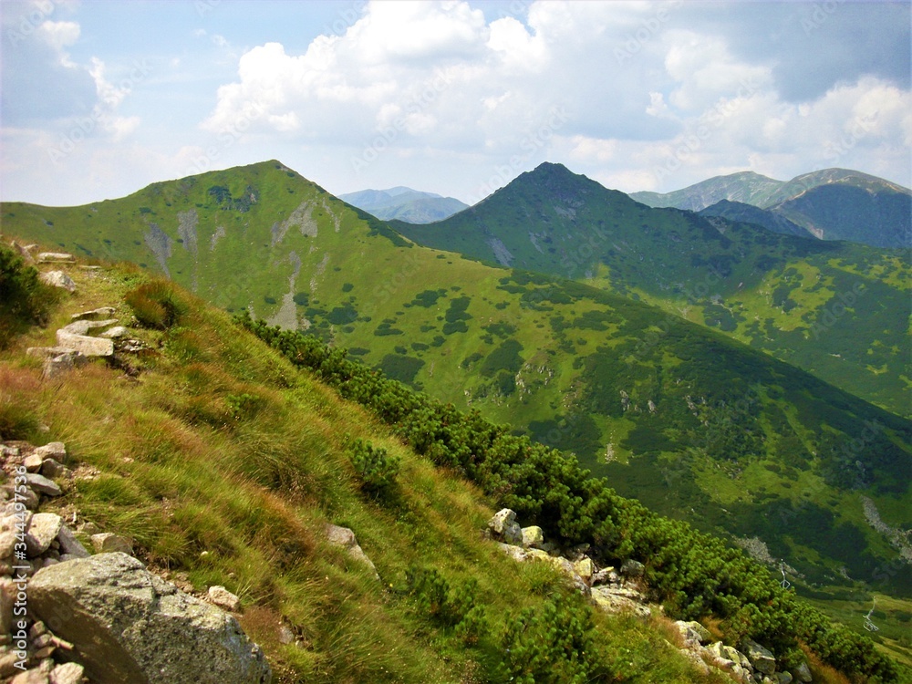 mountain landscape in the tatra