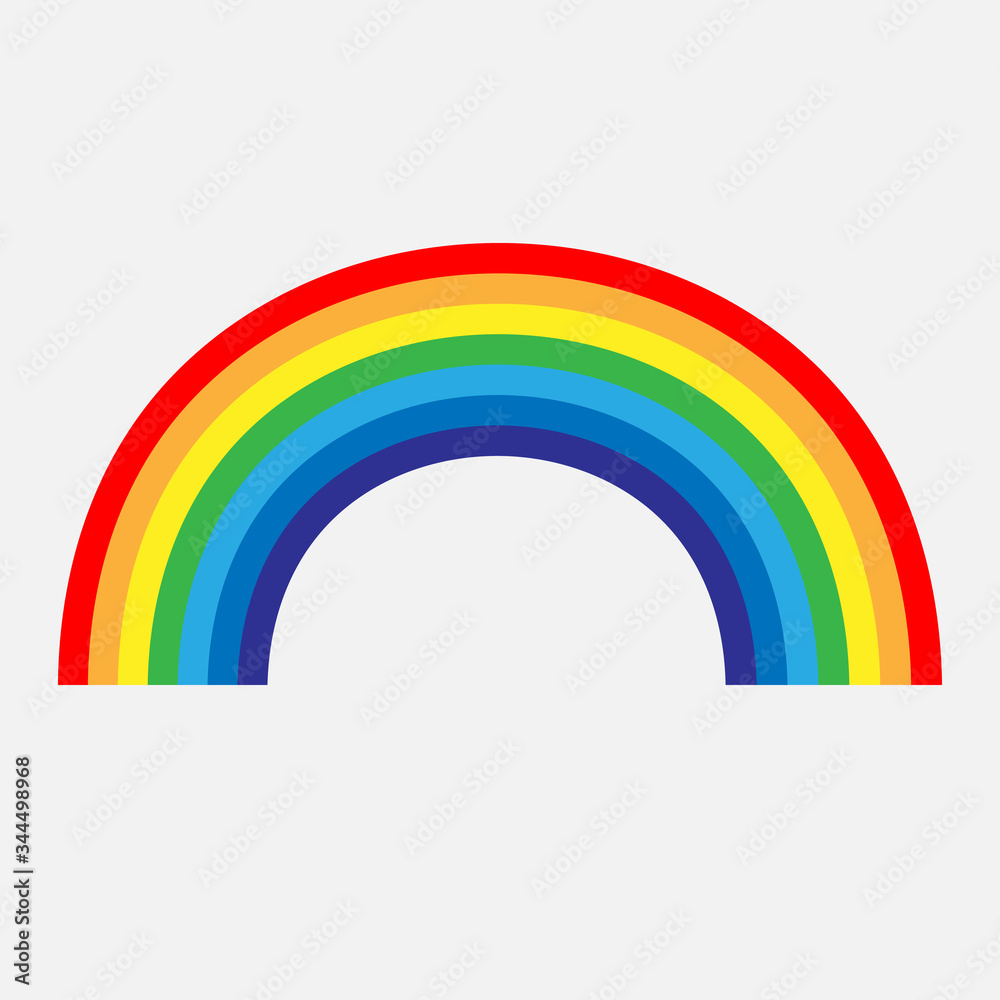 Rainbow icon. Spectrum symbol. Stock - Vector illustration. Rainbow icon. Spectrum symbol. Stock - Vector illustration.