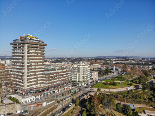 Apartment buildings in Santo Tirso city, Portugal. © An Instant of Time