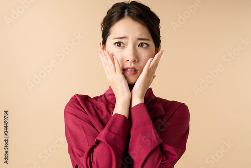 Fotografía 怯える女性