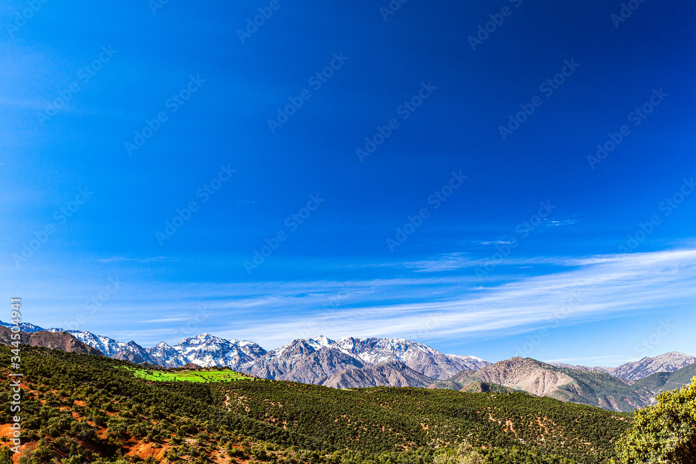 Moroccon Atlas Mountains.