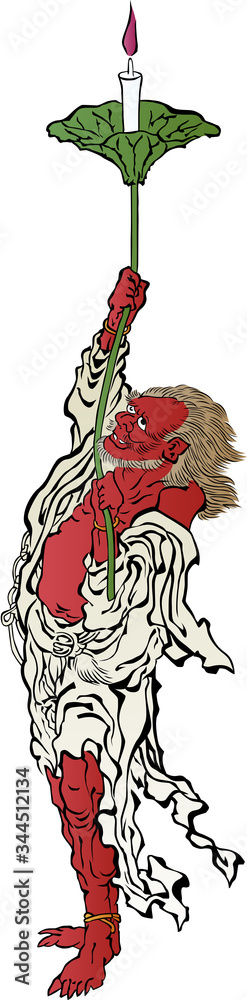 Obraz premium 浮世絵 鬼 その10