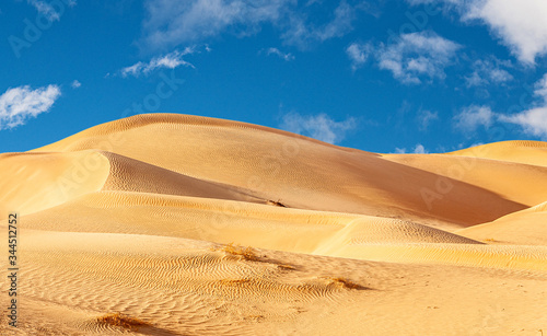 The Omani Rub al-Chali Desert during summer