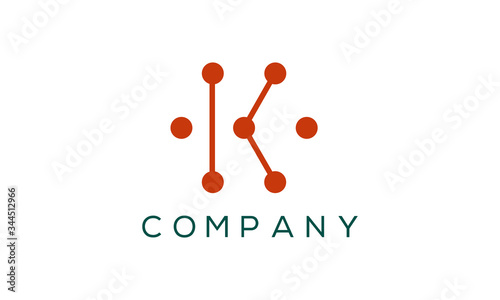 Letter K professional logo for all kinds of business 