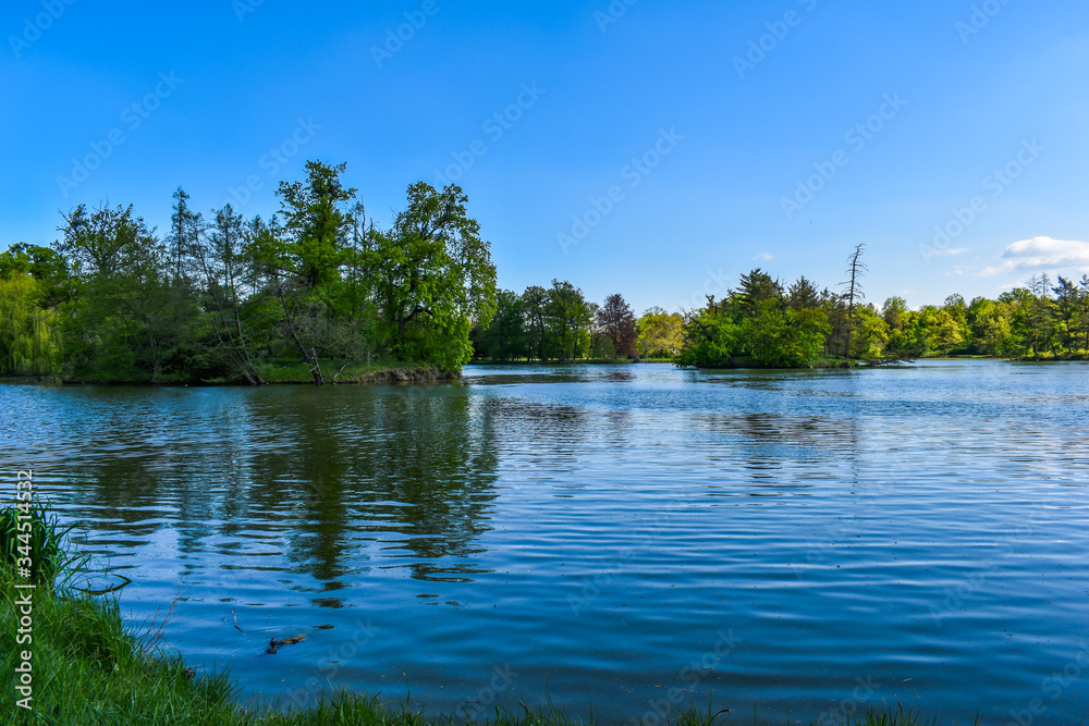 Spring walk on the weekend around the big lake.